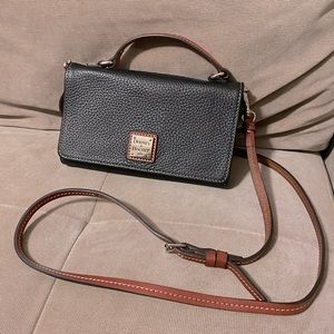 Dooney & Bourke Pebble Leather Trifold Crossbody